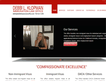 Tablet Screenshot of debbiklopmanlawoffice.com